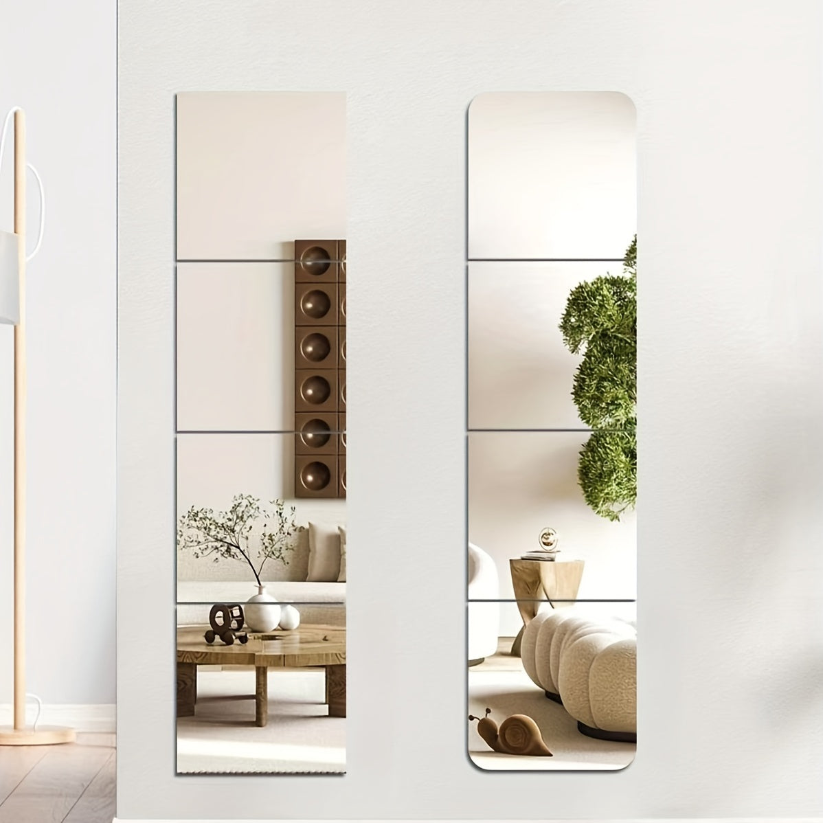 AcrylicSafe Mirrors Set – Stylish and Shatterproof Mirrors