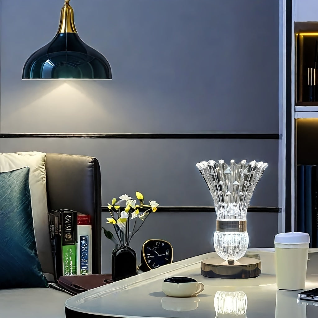 GlowSphere – Adjustable LED Touch Lamp with USB