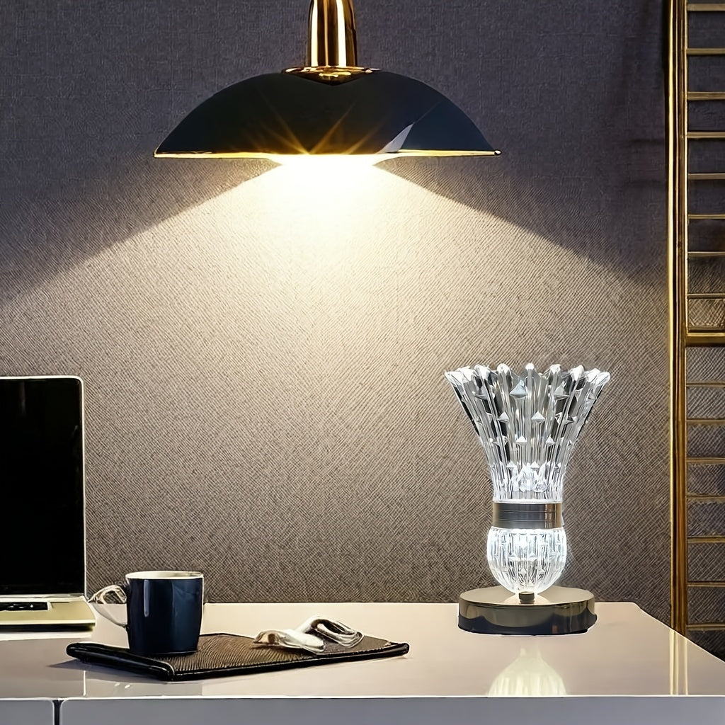 GlowSphere – Adjustable LED Touch Lamp with USB