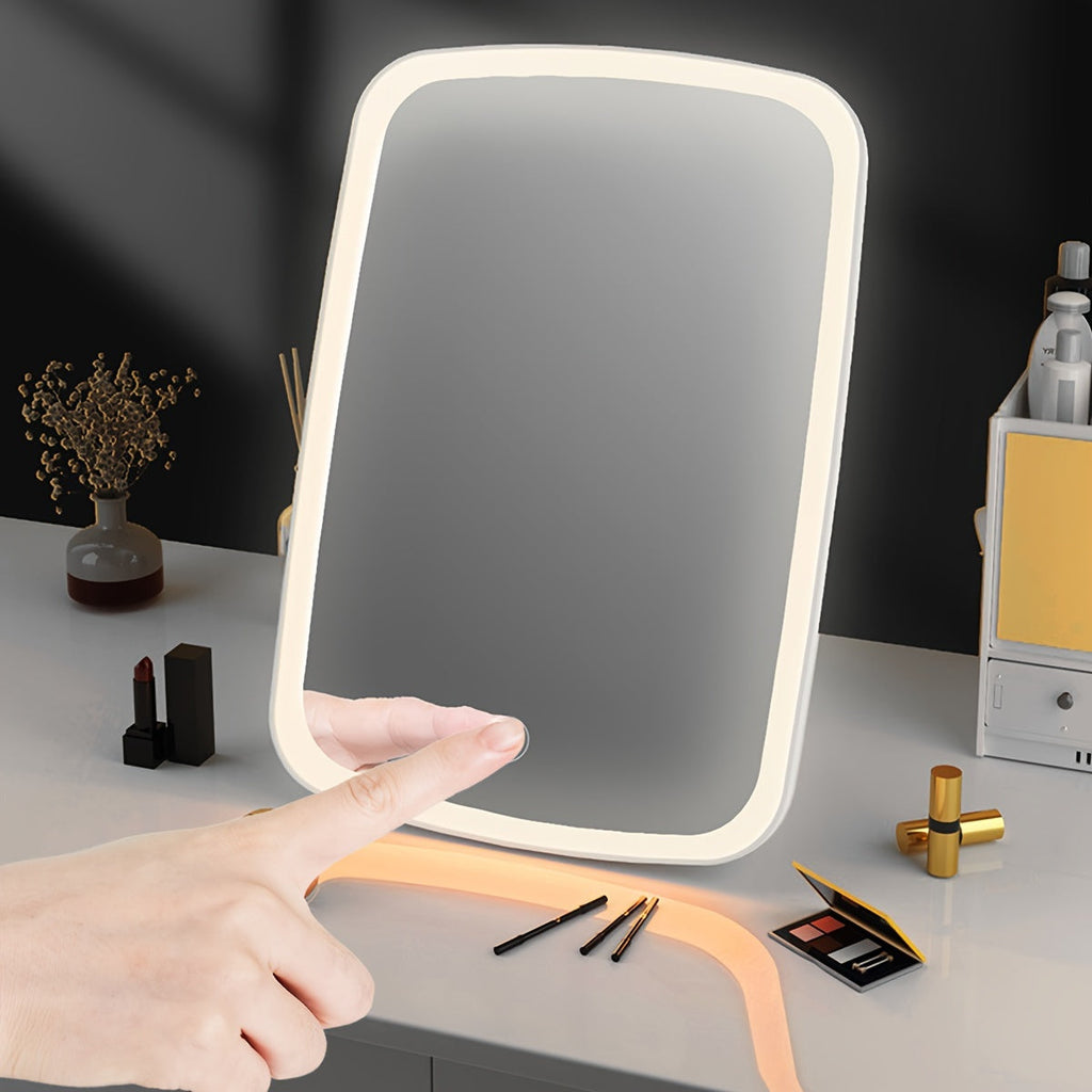 BloomMirror - Elegant LED Makeup Mirror USB-Rechargeable