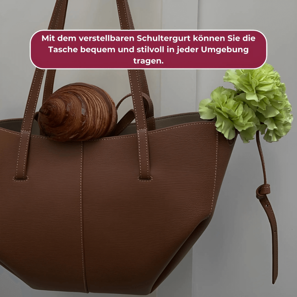 LeatherCross - Stylish Crossbody Bag with Handles