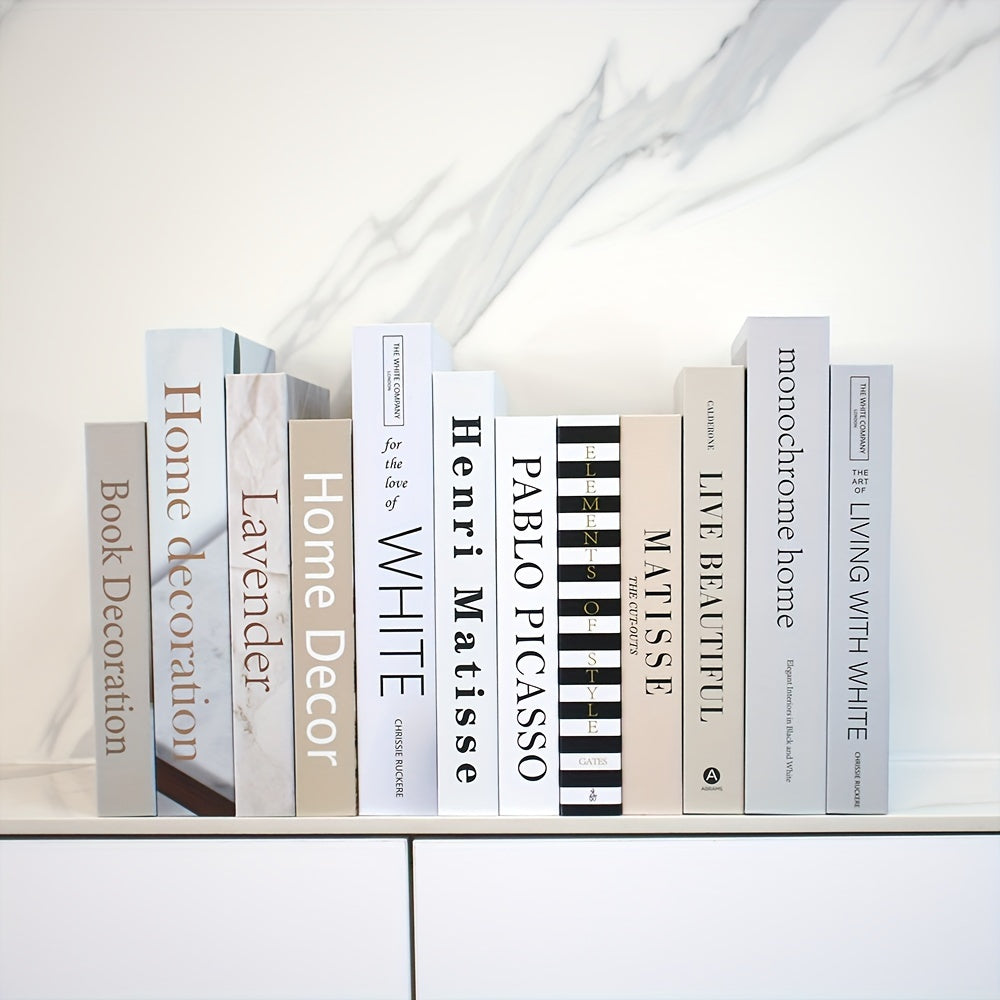 CityCharm - Stylish Decorative Faux Books Set
