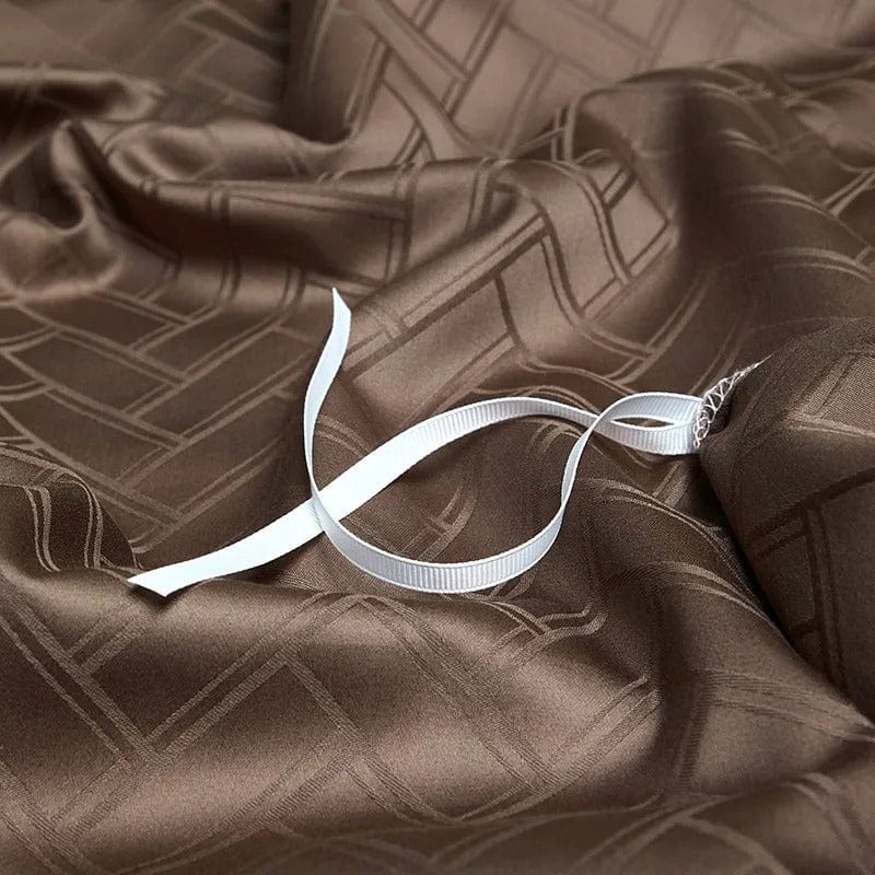 Elegance Brown – Luxury Egyptian Cotton Duvet Cover Set