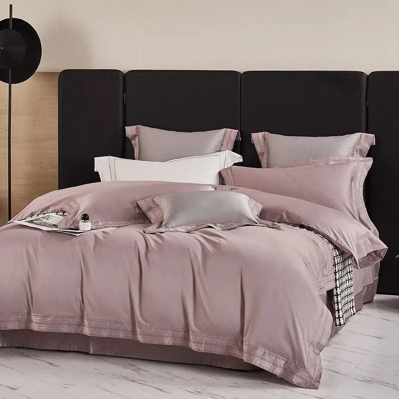 Luxxe Blush – Elegant Egyptian Cotton Duvet Cover Set