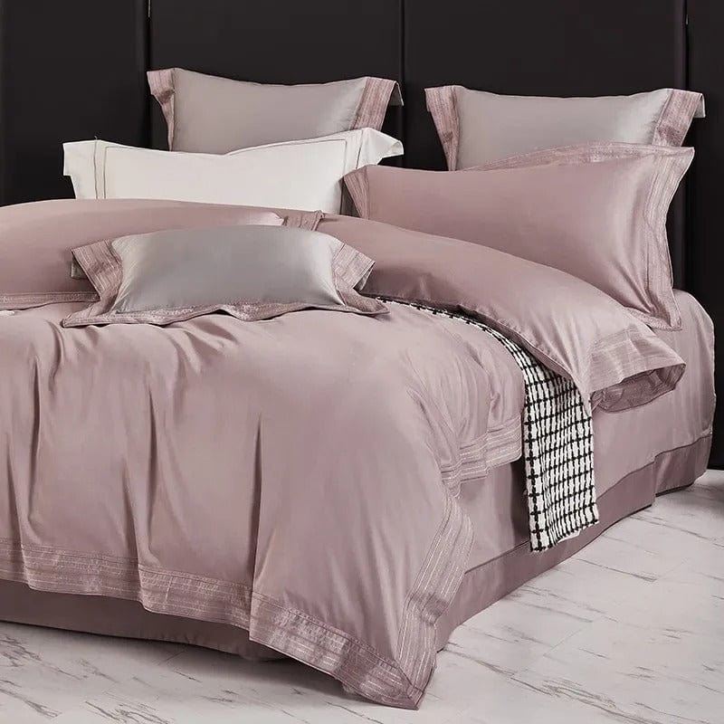 Luxxe Blush – Elegant Egyptian Cotton Duvet Cover Set