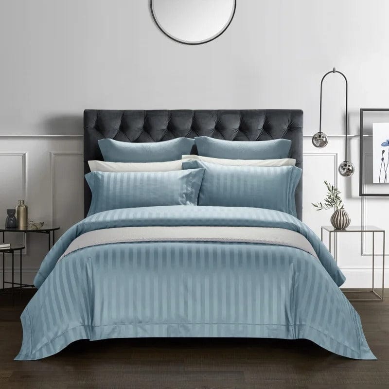 PrestigeBlue - Luxury Egyptian Cotton Duvet Cover