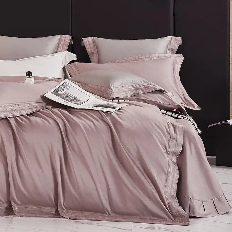 Luxxe Blush – Elegant Egyptian Cotton Duvet Cover Set