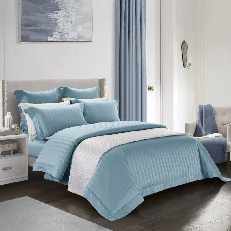 PrestigeBlue - Luxury Egyptian Cotton Duvet Cover