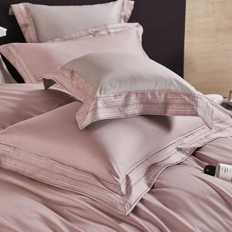 Luxxe Blush – Elegant Egyptian Cotton Duvet Cover Set