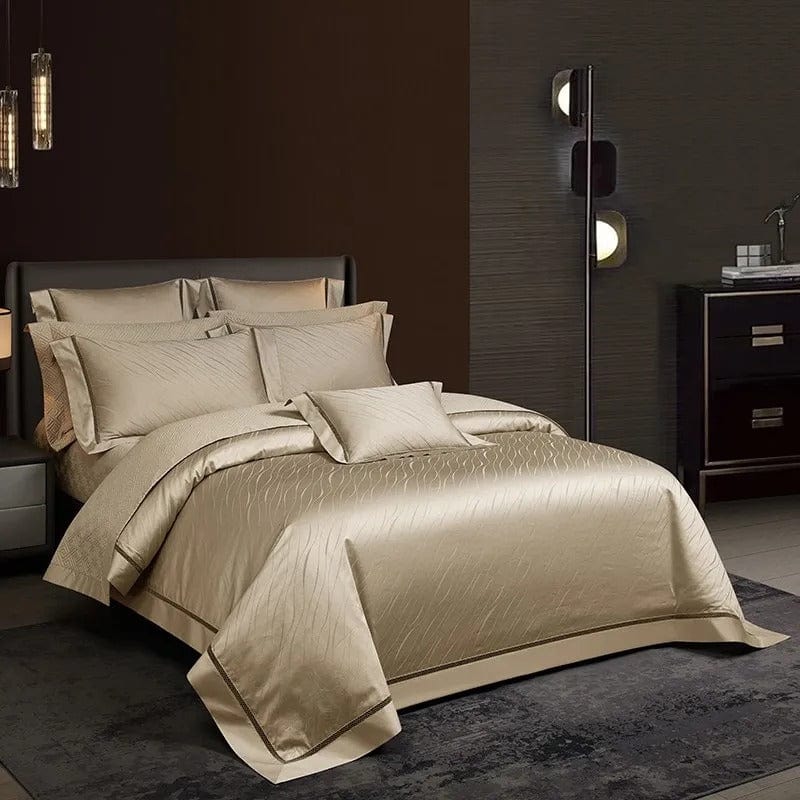 Elegance Gold – Luxury Egyptian Cotton Duvet Cover