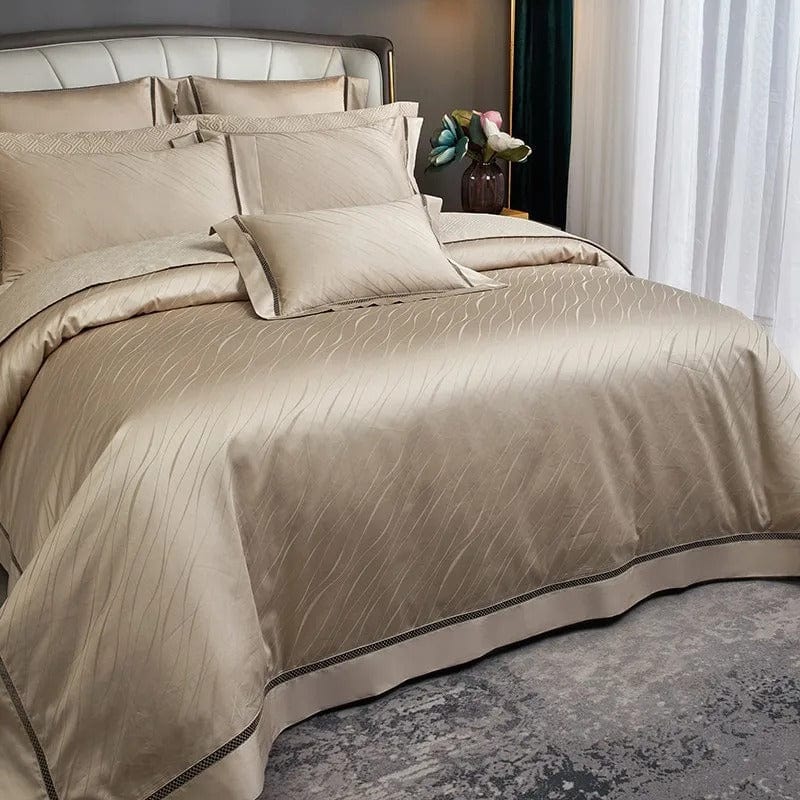 Elegance Gold – Luxury Egyptian Cotton Duvet Cover