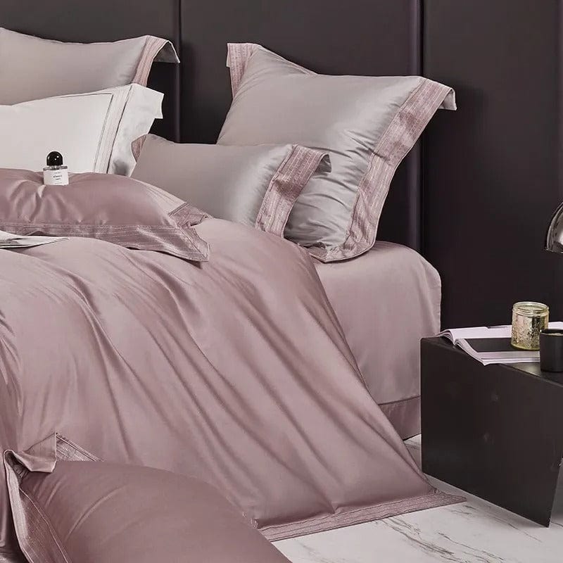 Luxxe Blush – Elegant Egyptian Cotton Duvet Cover Set