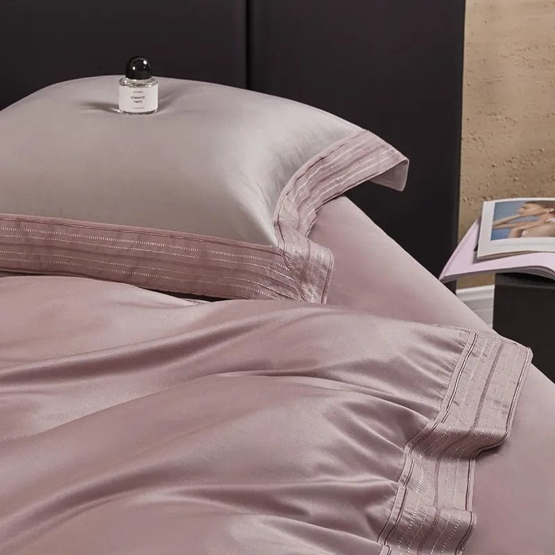 Luxxe Blush – Elegant Egyptian Cotton Duvet Cover Set