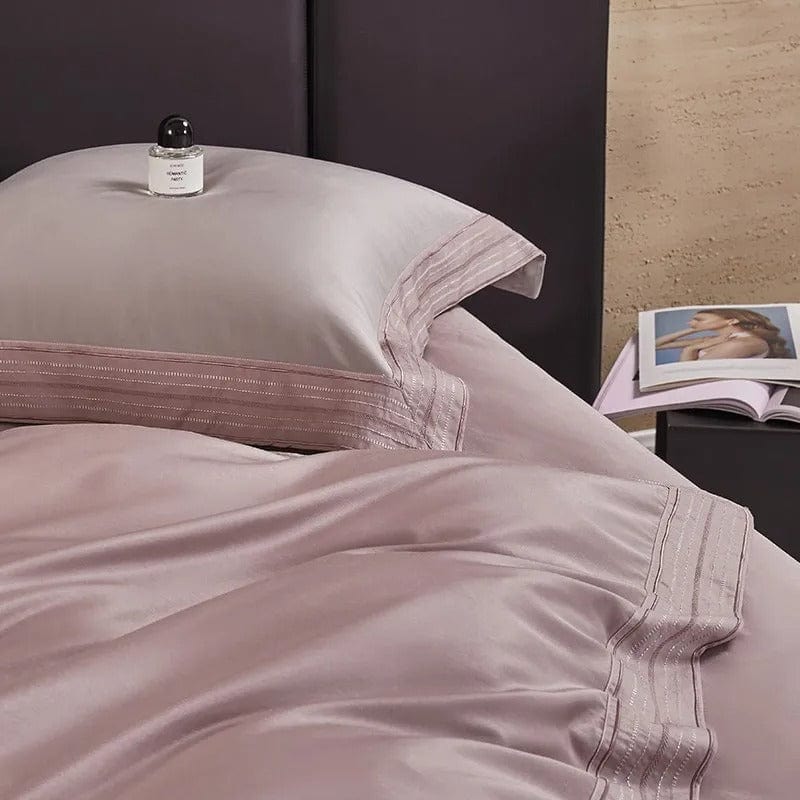 Luxxe Blush – Elegant Egyptian Cotton Duvet Cover Set