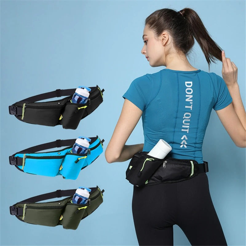 RunEase Belt – Waterproof Running Belt with Bottle Holder