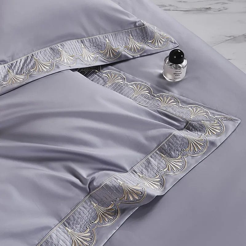 Luxxe Grey - Luxury Egyptian Cotton Duvet Cover Set