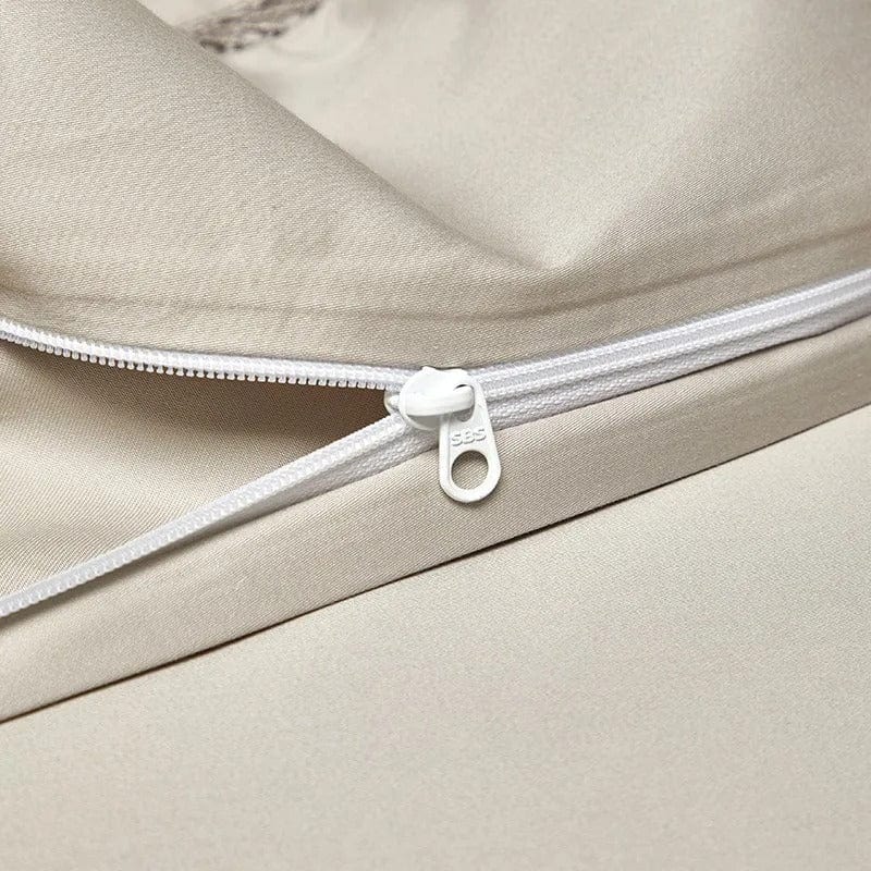 Champagne Elegance – Luxury Egyptian Cotton Duvet Cover Set