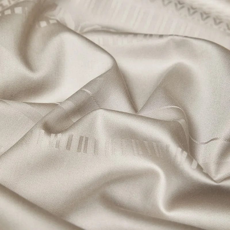 Champagne Elegance – Luxury Egyptian Cotton Duvet Cover Set