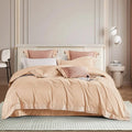 Luxxe Peach - Luxury Egyptian Cotton Duvet Cover Set