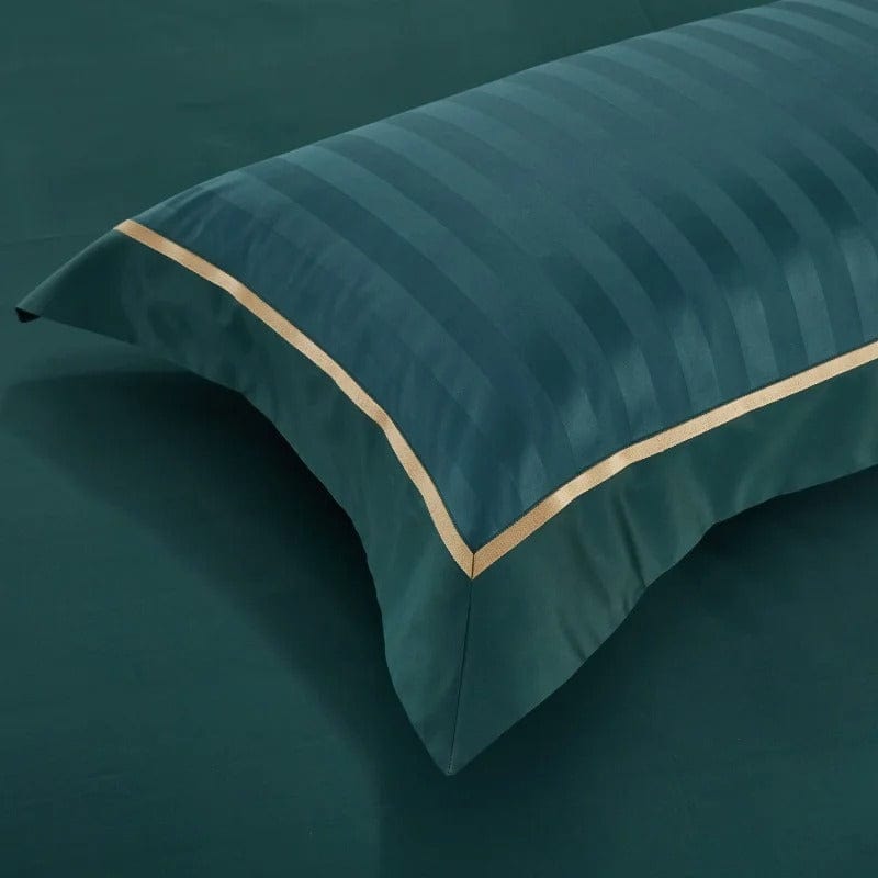 Prestige Green - Luxury Egyptian Cotton Duvet Cover Set