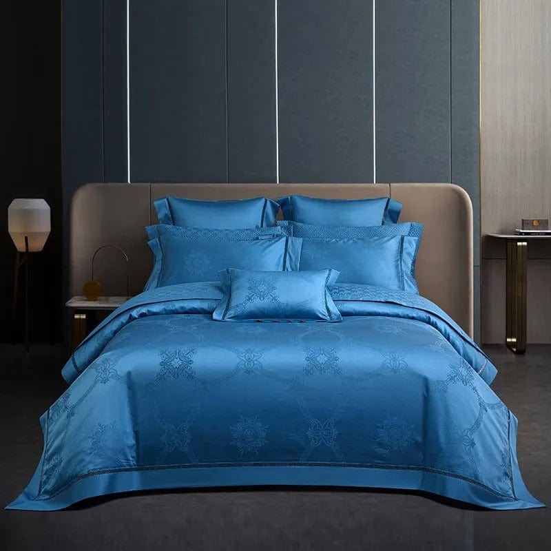 Elegance Blue - Luxury Egyptian Cotton Duvet Cover