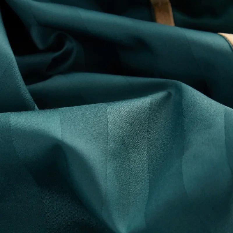 Prestige Green - Luxury Egyptian Cotton Duvet Cover Set