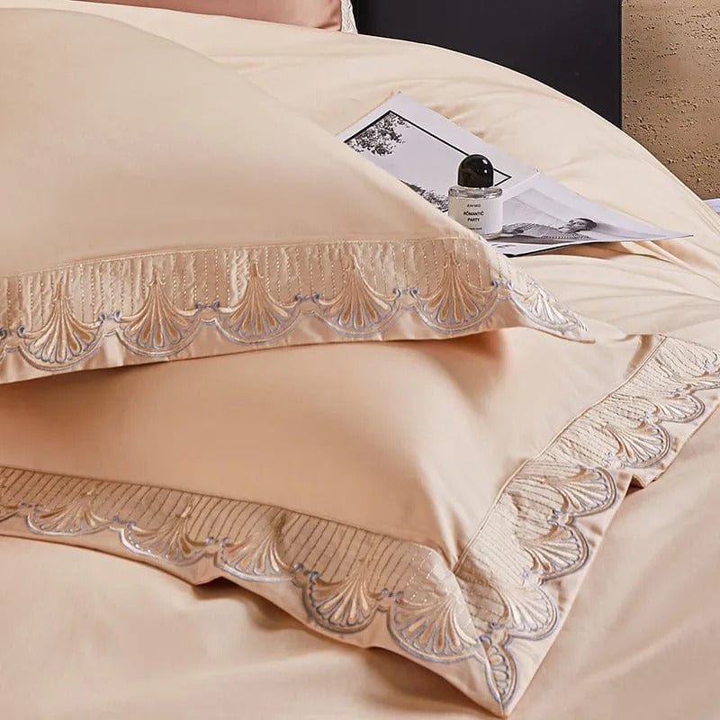 Luxxe Peach - Luxury Egyptian Cotton Duvet Cover Set