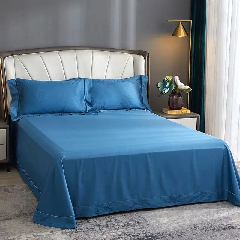 Elegance Blue - Luxury Egyptian Cotton Duvet Cover