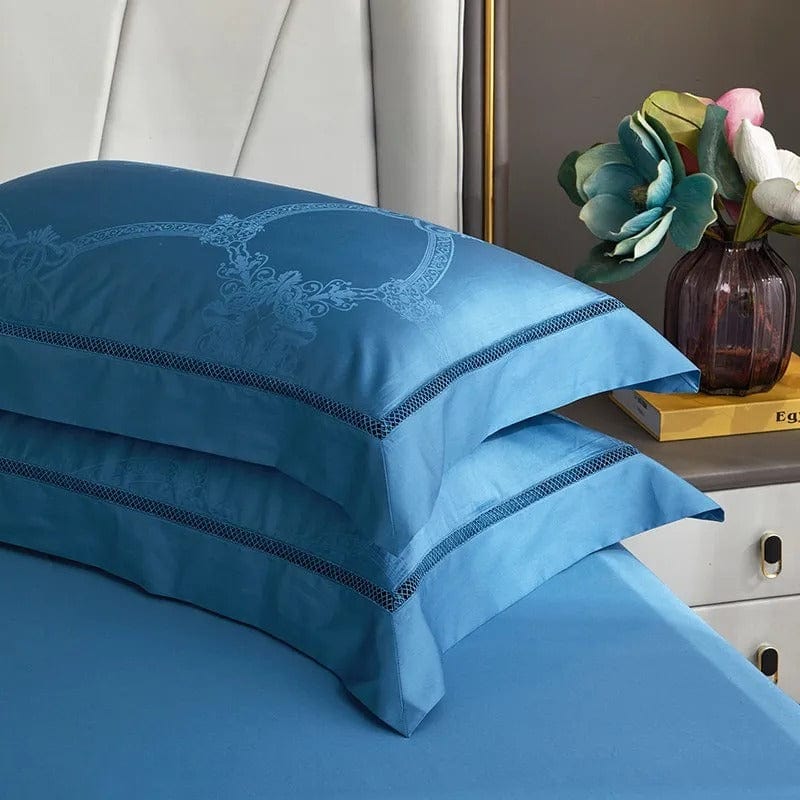 Elegance Blue - Luxury Egyptian Cotton Duvet Cover