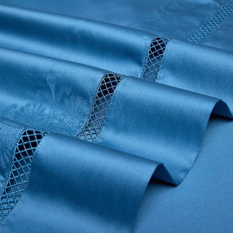 Elegance Blue - Luxury Egyptian Cotton Duvet Cover
