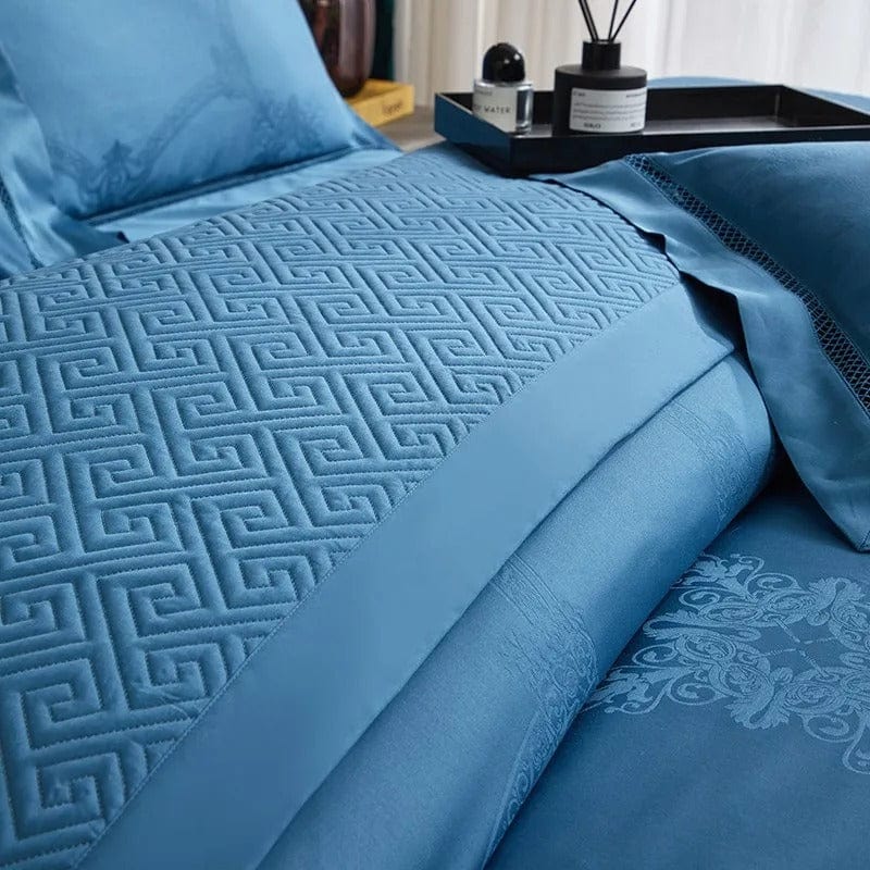 Elegance Blue - Luxury Egyptian Cotton Duvet Cover