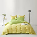 Dream Luxe - Egyptian Cotton Duvet Cover Set Yellow/Green