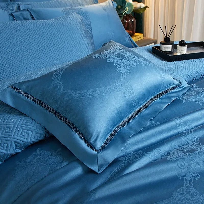 Elegance Blue - Luxury Egyptian Cotton Duvet Cover