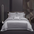 Elegance Silver – Luxury Egyptian Cotton Duvet Cover Set