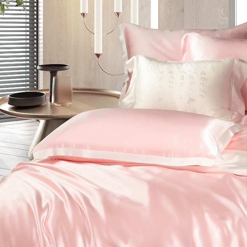 SilkDream – Luxury Pink Mulberry Silk Bedding Set