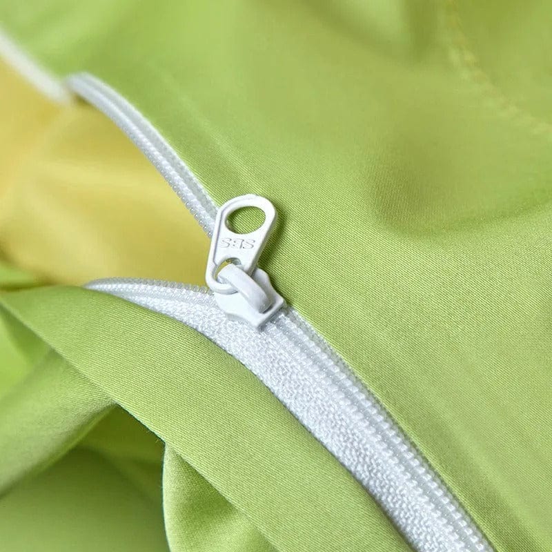 Dream Luxe - Egyptian Cotton Duvet Cover Set Yellow/Green