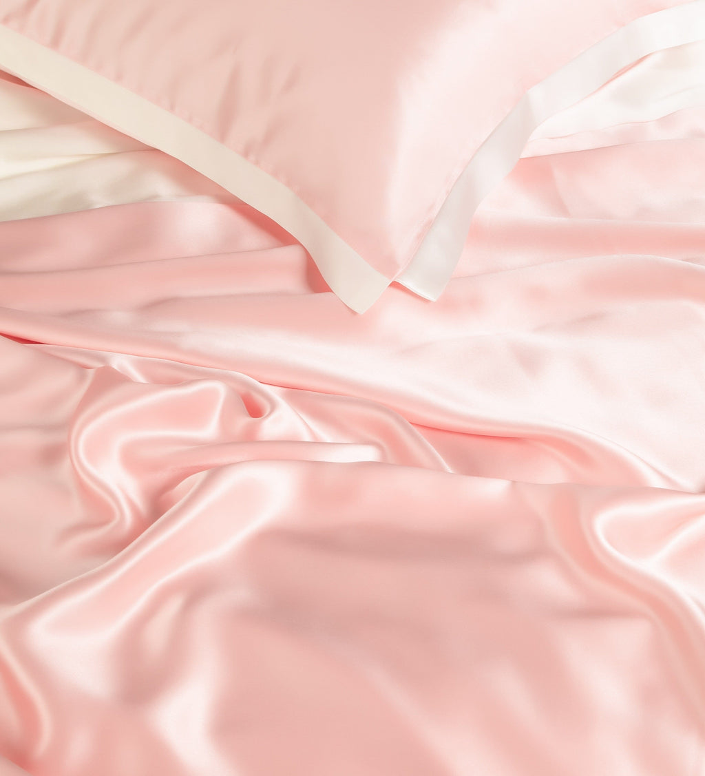 SilkDream – Luxury Pink Mulberry Silk Bedding Set