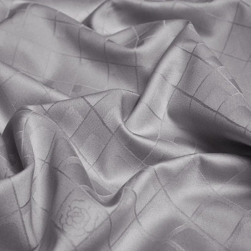 Elegance Silver – Luxury Egyptian Cotton Duvet Cover Set
