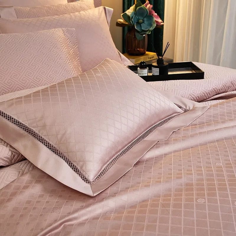 Elegance Blush - Luxury Egyptian Cotton Duvet Cover Set