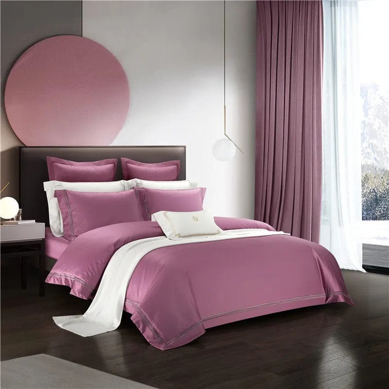 Prestige Pink – Luxury Egyptian Cotton Duvet Cover Set