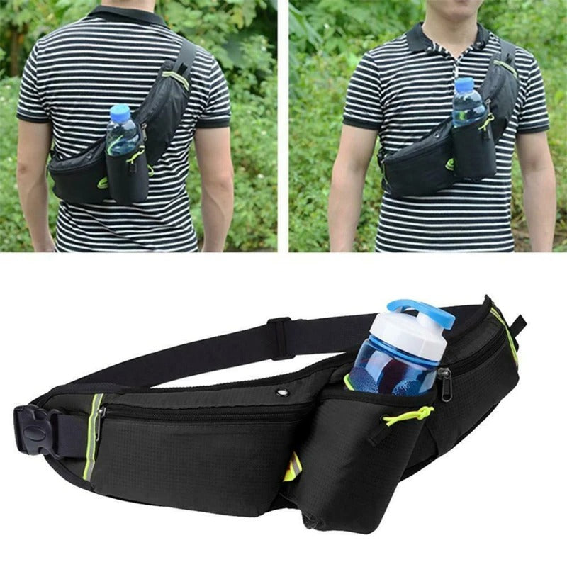 RunEase Belt – Waterproof Running Belt with Bottle Holder