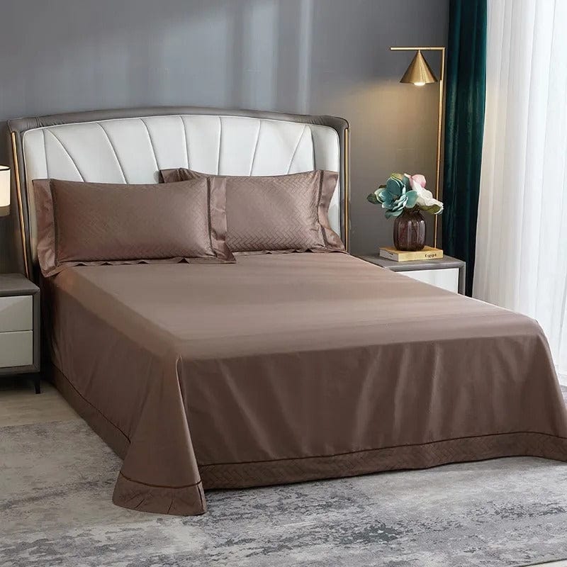 Elegance Brown – Luxury Egyptian Cotton Duvet Cover Set