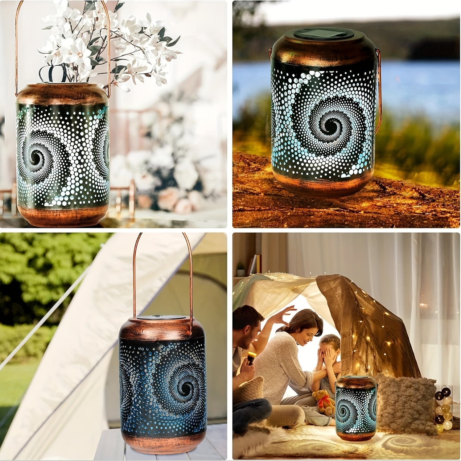 SolarLantern - Modern LED Solar Lantern for Outdoors