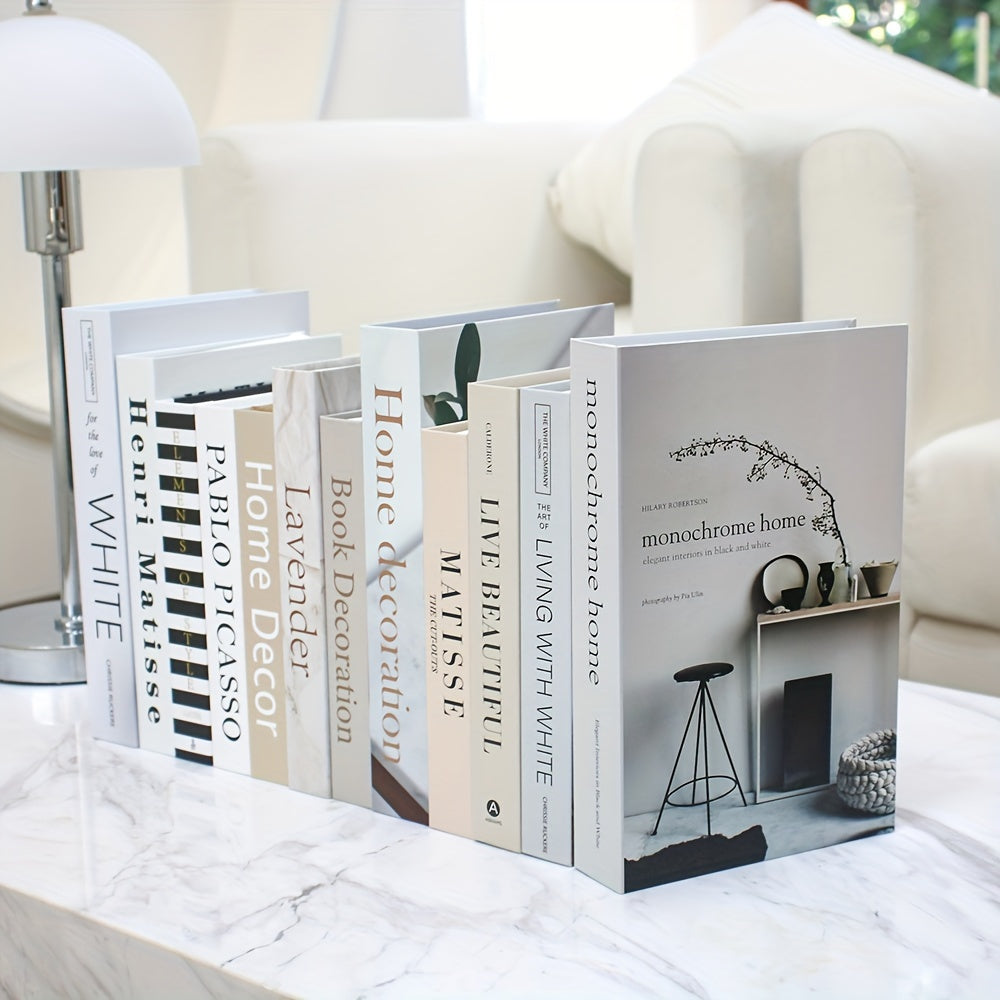 CityCharm - Stylish Decorative Faux Books Set