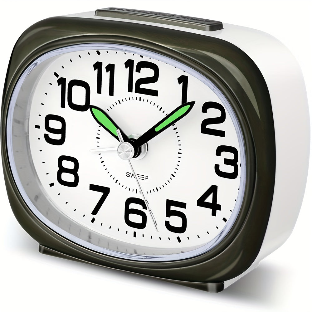 TravelTime Clock – Stille Wekker met LED Nachtlicht