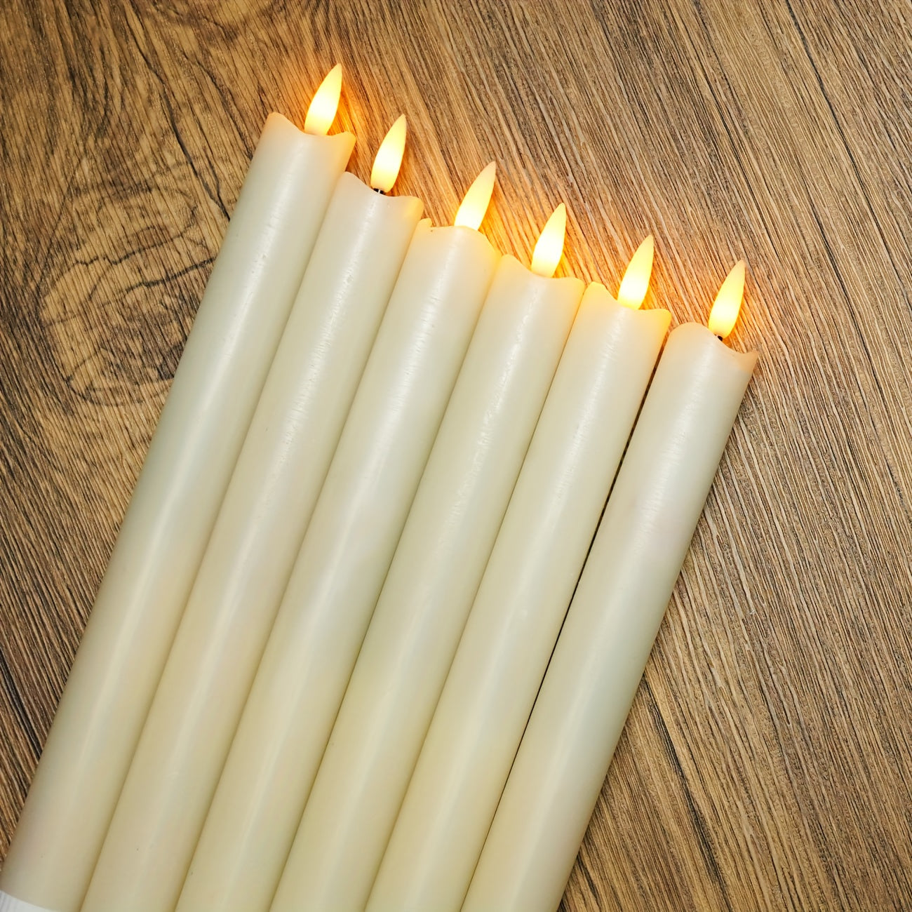 Eebuss Flameless Taper Candles – Realistic LED Effect
