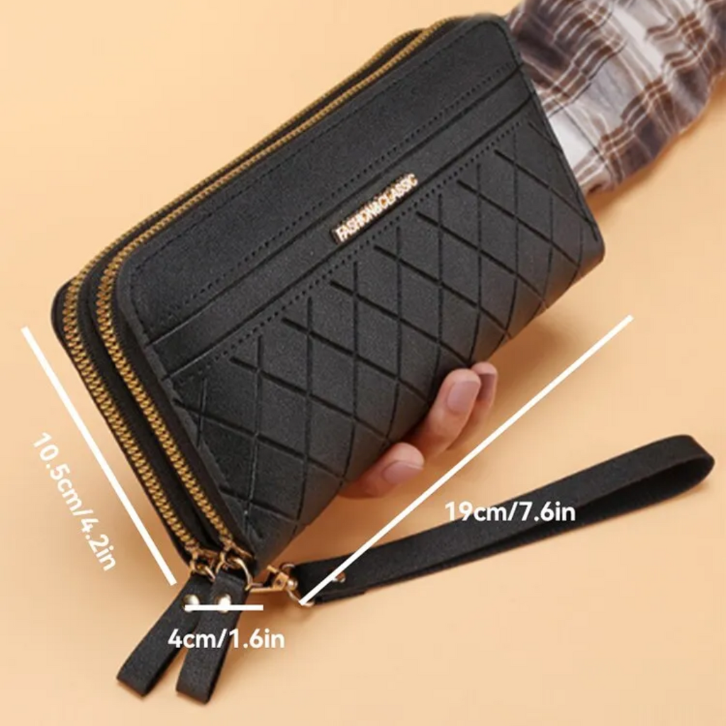 SleekWallet – Stylish Quilted Wallet