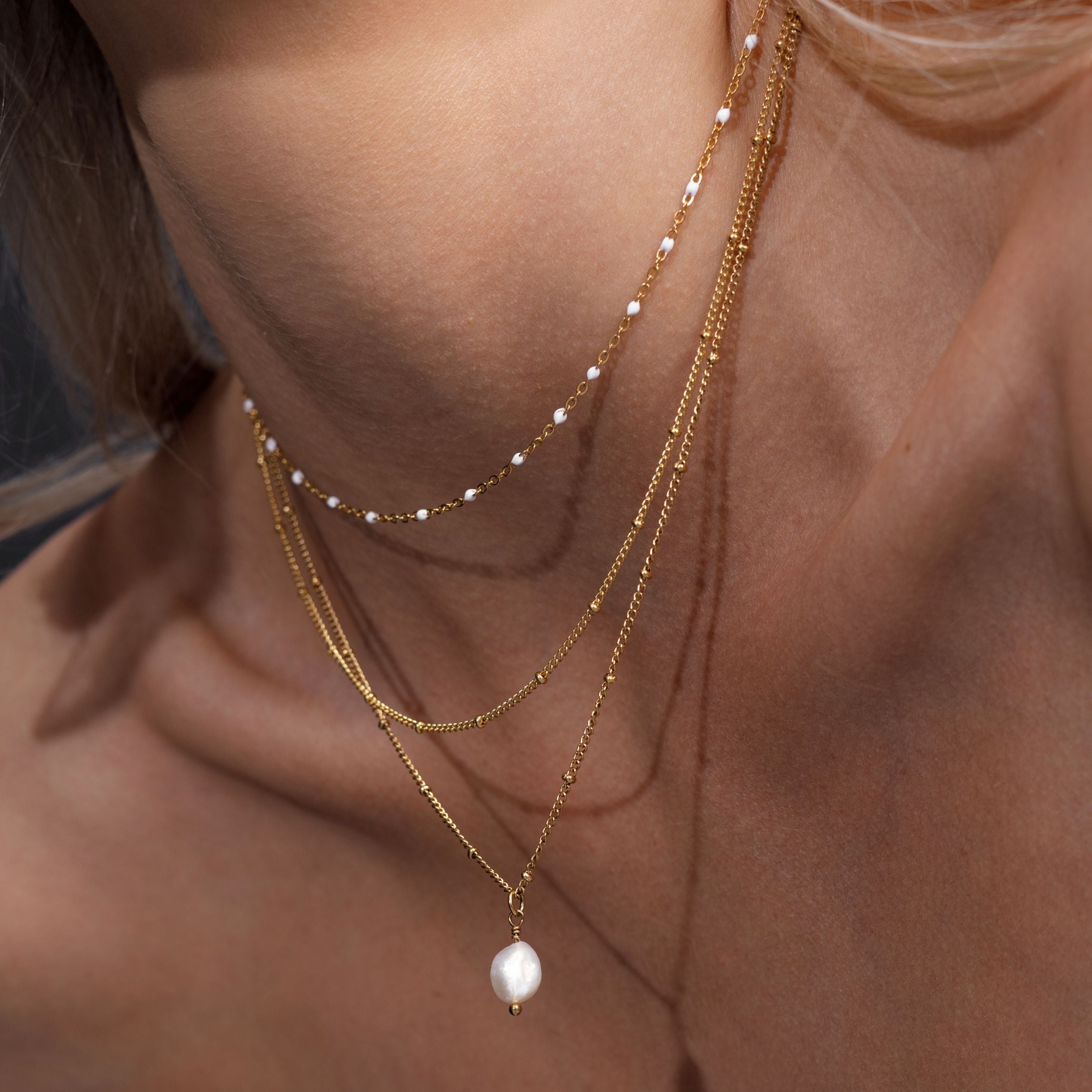 Amara Double Beaded Choker - Elegant and Unique!