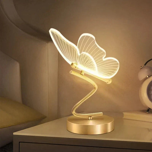 ButterflyLuxe – Elegant LED Table Lamp with Butterfly Design