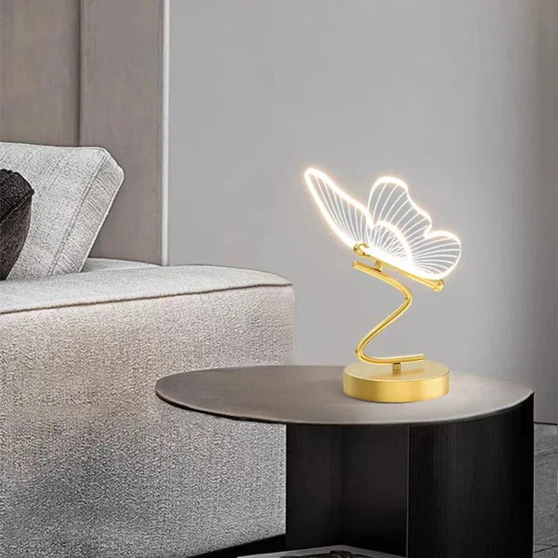 ButterflyLuxe – Elegant LED Table Lamp with Butterfly Design